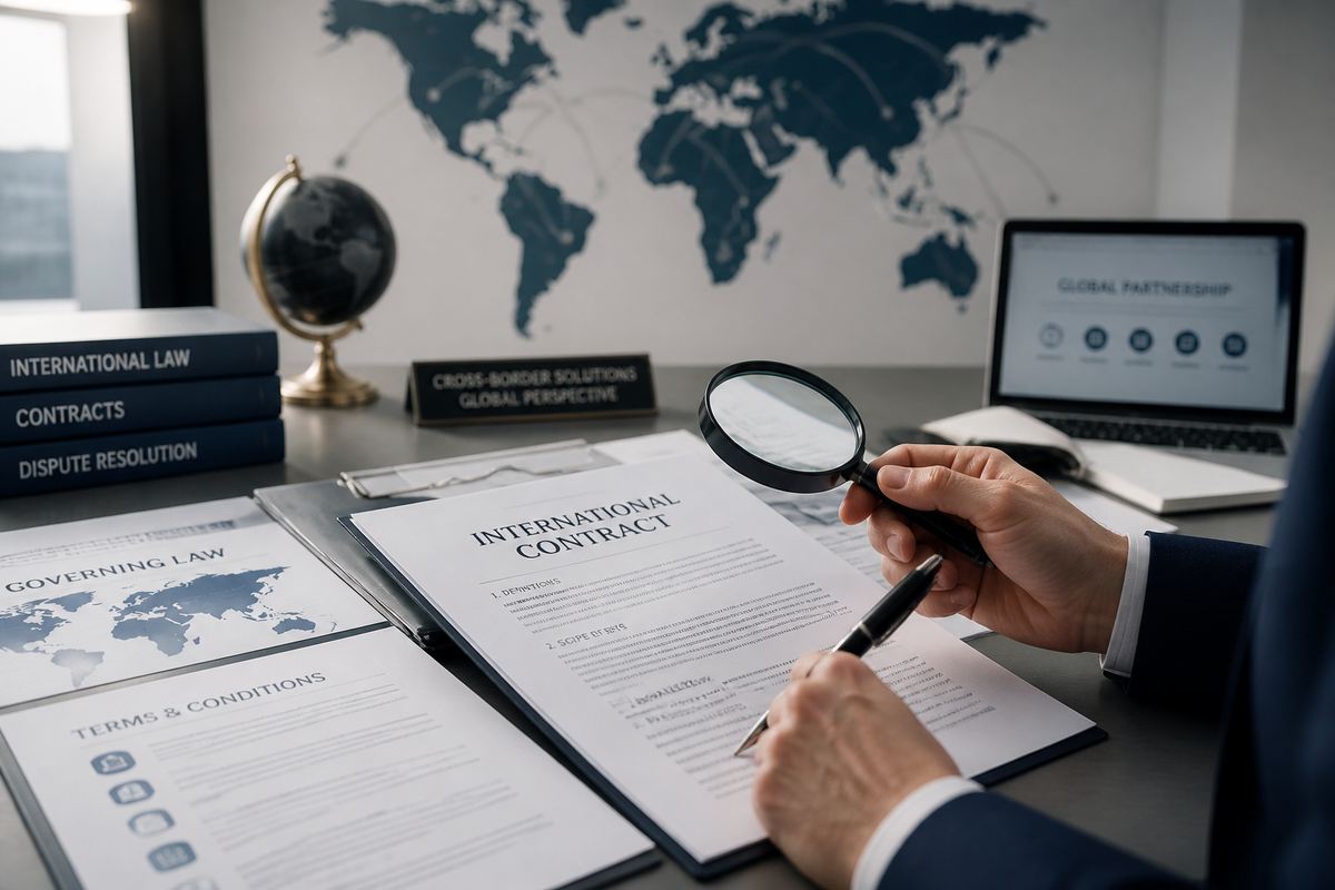 draft a foreign trade contract