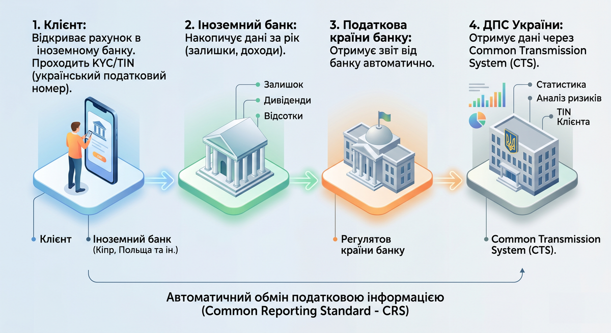податкова бачить рахунки за кордоном