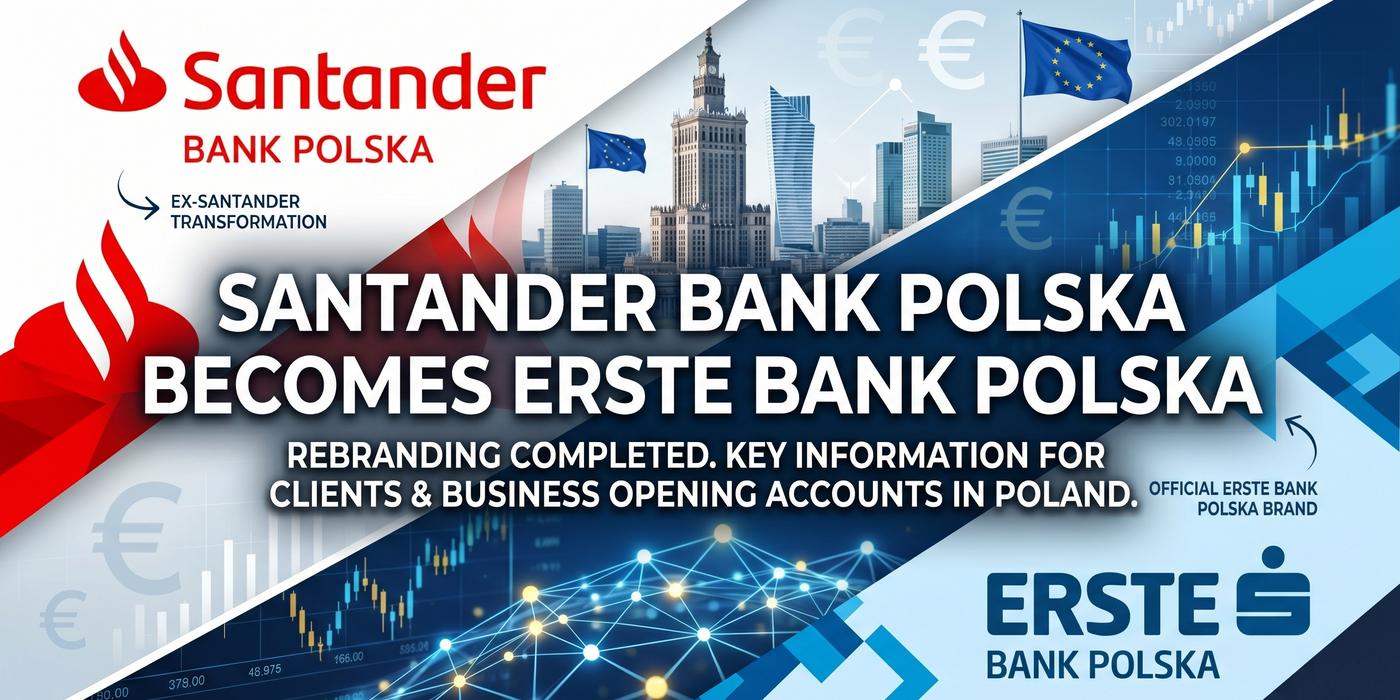 Ребрендинг в Польше: Santander Bank Polska становится Erste Bank Polska