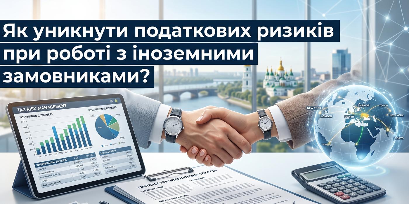 податкові ризики при роботі з іноземними замовниками